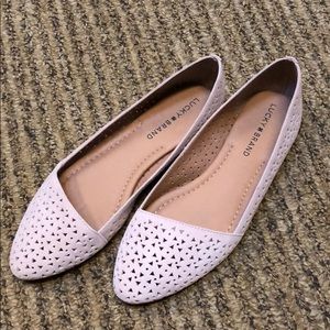 Lucky Brand nude flats